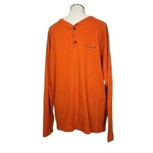 Columbia Orange Long Sleeve Top L